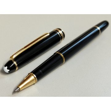 PENNA SFERA Montblanc Meisterstuck CLASSIC NERO ORO vintage BALLPOINT PEN