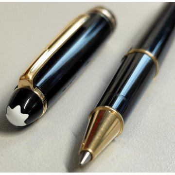 PENNA SFERA Montblanc Meisterstuck CLASSIC NERO ORO vintage BALLPOINT PEN