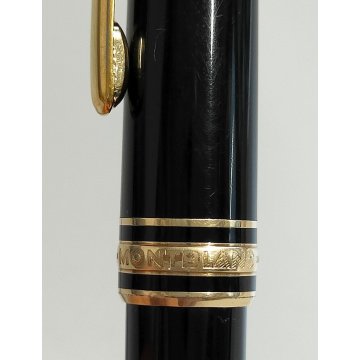 PENNA SFERA Montblanc Meisterstuck CLASSIC NERO ORO vintage BALLPOINT PEN