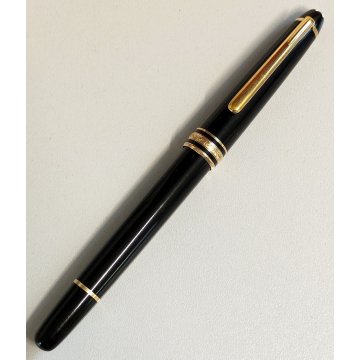 PENNA SFERA Montblanc Meisterstuck CLASSIC NERO ORO vintage BALLPOINT PEN