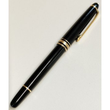 PENNA SFERA Montblanc Meisterstuck CLASSIC NERO ORO vintage BALLPOINT PEN