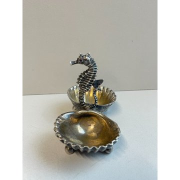 RARA SCULTURA MARIO BUCCELLATI ARGENTO 800 CONCHIGLIA CAVALLUCCIO MARINO SILVER