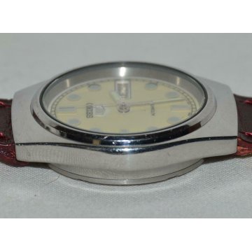 ANTICO OROLOGIO POLSO Seiko 5 Automatic DATE 7009-7074 ANNI 70 VINTAGE OLD WATCH