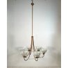 LAMPADARIO VETRO MURANO GLASS ATTR. Barovier&Toso VINTAGE CLASSIC CHANDELIER '30