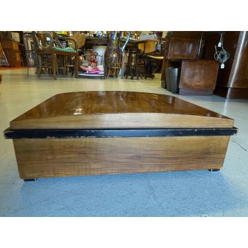 BAULE VUOTO per SET POSATE da 12 LEGNO IMPIALLACCIATO ART DECO' 42,5x53x17 cm