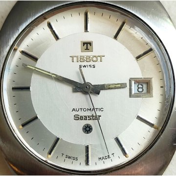 TISSOT Automatic Seastar OROLOGIO POLSO cal 2481 Vintage Wrist Watch DATA montre