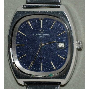 OROLOGIO POLSO di FORMA Eterna Matic 2002 automatico VINTAGE OLD WATCH montre