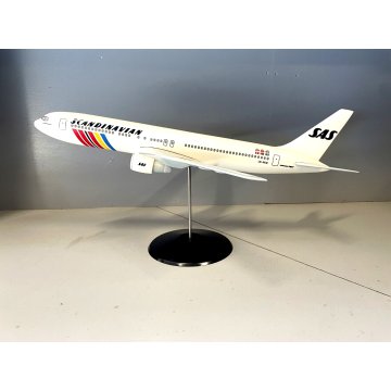 MODELLO AEROMODELLO 1/100 BOEING 767 SRS Modellino FRATELLI CESANA ITALY 55x48cm