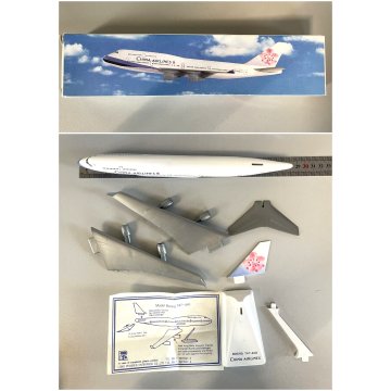 MODELLINO AEREO BOEING 747-400 China Airlines 1:250 AEROMODELLO STATICO PLASTICA