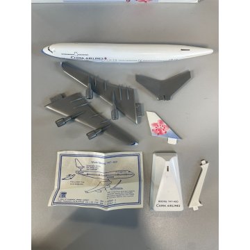 MODELLINO AEREO BOEING 747-400 China Airlines 1:250 AEROMODELLO STATICO PLASTICA