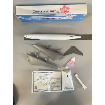 MODELLINO AEREO BOEING 747-400 China Airlines 1:250 AEROMODELLO STATICO PLASTICA