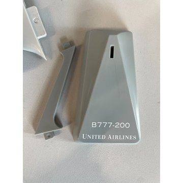 MODELLINO AEREO BOEING 777-200 United Airlines 1:250 MODELLO STATICO PLASTICA