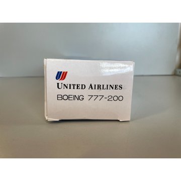 MODELLINO AEREO BOEING 777-200 United Airlines 1:250 MODELLO STATICO PLASTICA