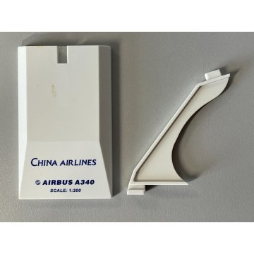 MODELLINO AEREO A340 B-18801 China Airlines 1:200 AEROMODELLO STATICO RESINA