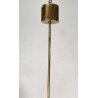 LAMPADARIO DESIGN ANNI 60 VETRO OTTONE ATTR. IGNAZIO GARDELLA LAMPADA SOFFITTO