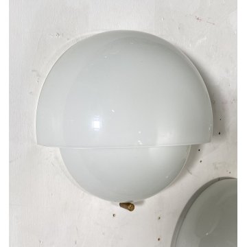 LOTTO 5 APPLIQUES VETRO Vico Magistretti MOD. Mania ANNI 70 ARTEMIDE WALL LAMP