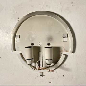 LAMPADA APPLIQUE VETRO Vico Magistretti MOD. Mania ANNI 70 ARTEMIDE WALL LAMP