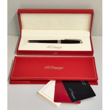 S.T. Dupont PENNA STILOGRAFICA Olympio BLACK DIAMOND Fountain Pen LIM. EDITION