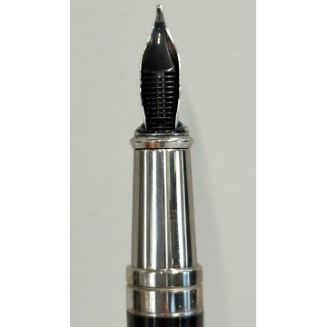 S.T. Dupont PENNA STILOGRAFICA Olympio BLACK DIAMOND Fountain Pen LIM. EDITION