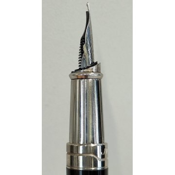 S.T. Dupont PENNA STILOGRAFICA Olympio BLACK DIAMOND Fountain Pen LIM. EDITION