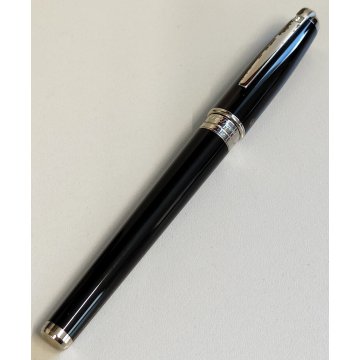 S.T. Dupont PENNA STILOGRAFICA Olympio BLACK DIAMOND Fountain Pen LIM. EDITION