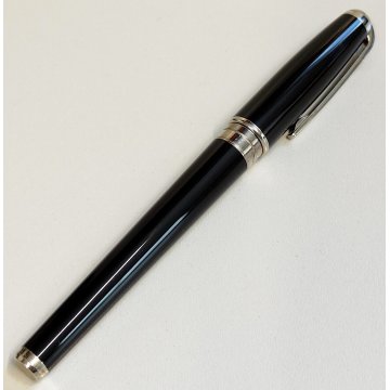 S.T. Dupont PENNA STILOGRAFICA Olympio BLACK DIAMOND Fountain Pen LIM. EDITION