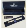Aurora MILLERIGHE Penna Stilografica ARGENTO 925 BOX Vintage Fountain Pen NIB M