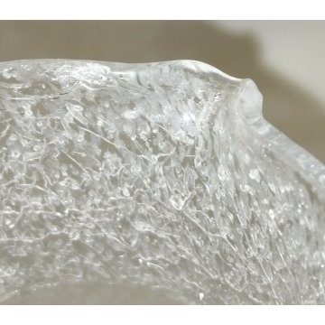 ANTICA CARAFFA VETRO GHIACCIATO Liberty MURANO ghiaccio BROCCA old ICE GLASS JUG