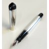 Aurora MILLERIGHE Penna Stilografica ARGENTO 925 BOX Vintage Fountain Pen NIB M