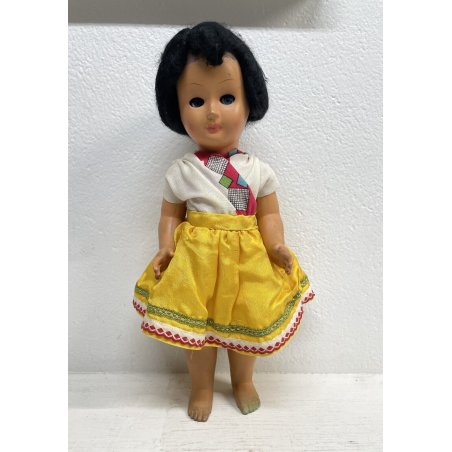 BAMBOLA BAMBOLOTTO ATHENA FURGA (?) PLASTICA RIGIDA DOLL 42 cm/h ORIGINALE '40