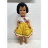 BAMBOLA BAMBOLOTTO ATHENA FURGA (?) PLASTICA RIGIDA DOLL 42 cm/h ORIGINALE '40