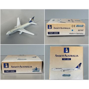 MODELLO STATICO AEREO Ansett Australia BOEING 767-300 AIRPLANE Schabak DE '90s