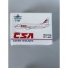 MODELLO STATICO AEREO CSA Czech Airlines 1:600 BOEING 737-400 AIRPLANE Schabak