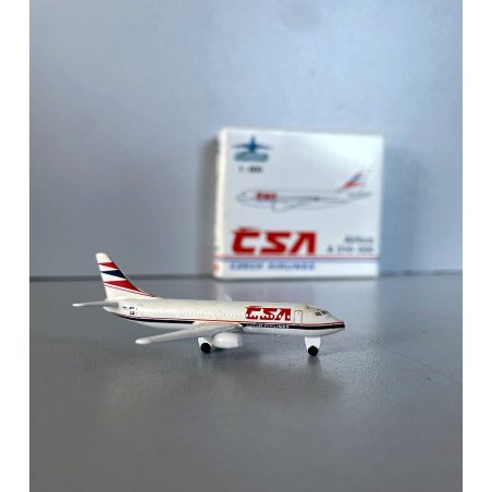 MODELLO STATICO AEREO CSA Czech Airlines 1:600 BOEING A310-300 AIRPLANE Schabak