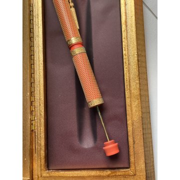 PENNA STILOGRAFICA VISCONTI CAMELOT 199 LIM. EDITION ORO MASSICCIO 18K EBANITE