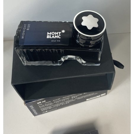 Montblanc INCHIOSTRO 60 ML NUOVO MIDNIGHT BLUE INK BOTTLE PENNA STILOGRAFICA BOX