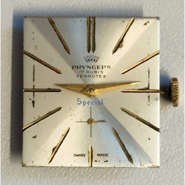 Pryngeps Ferrotex Special OROLOGIO POLSO DORATO Old Wrist Watch MONTRE Plaque Or