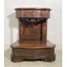 ANTICO INGINOCCHIATOIO BAROCCO ROMA LEGNO NOCE SECRETAIRE CHIESA 1700 EPOCA