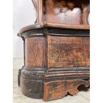 ANTICO INGINOCCHIATOIO BAROCCO ROMA LEGNO NOCE SECRETAIRE CHIESA 1700 EPOCA