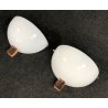 COPPIA LAMPADE PARETE VINTAGE MURANO VENINI VICTORIA VICTOR DESIGN APPLIQUE