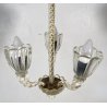 RARISSIMO LAMPADARIO ATTR. ERCOLE BAROVIER E TOSO ANNI 40 VETRO MURANO CEILING