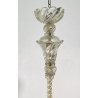 RARISSIMO LAMPADARIO ATTR. ERCOLE BAROVIER E TOSO ANNI 40 VETRO MURANO CEILING