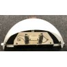 COPPIA LAMPADE PARETE VINTAGE MURANO VENINI VICTORIA VICTOR DESIGN APPLIQUE