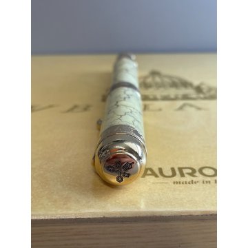 PENNA STILOGRAFICA AURORA JUBILAEUM BOX FOUNTAIN PEN ITALY SCATOLA MEDAGLIONE