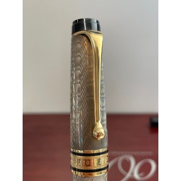 PENNA STILOGRAFICA AURORA CARLO GOLDONI BOX FOUNTAIN PEN ITALY ORO 14K SCATOLA