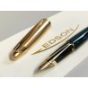 WATERMAN Edson Smeraldo PENNA STILOGRAFICA Vintage Fountain Pen VERDE ORO plume