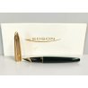 WATERMAN Edson Smeraldo PENNA STILOGRAFICA Vintage Fountain Pen VERDE ORO plume
