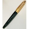 WATERMAN Edson Smeraldo PENNA STILOGRAFICA Vintage Fountain Pen VERDE ORO plume
