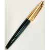 WATERMAN Edson Smeraldo PENNA STILOGRAFICA Vintage Fountain Pen VERDE ORO plume