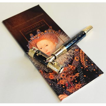 MONTBLANC Queen Elizabeth I PATRON of ART Lim. Edition 4810 PENNA STILOGRAFICA